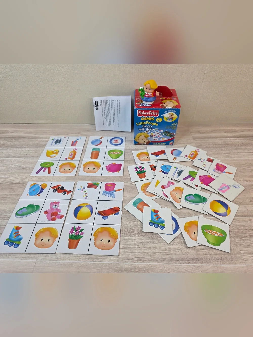 Vintage Fisher Price Little People Bingo Game
